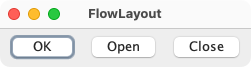 Graphic of Layout for Three Buttons